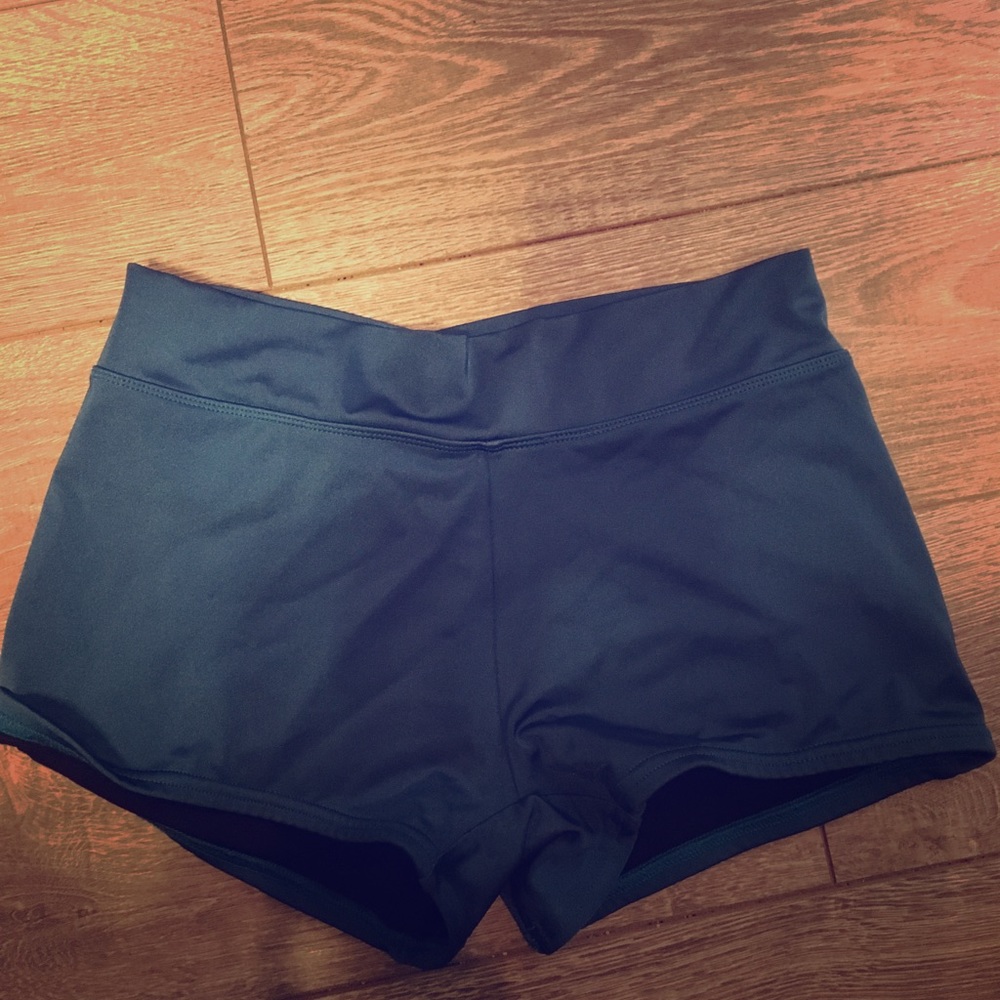 Teal athletic shorts